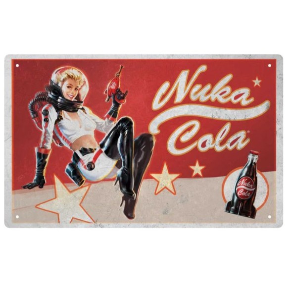 Fallout Metal Tin Sign Set Of 3 Wall Hanging Official Collectible Displays - Picture 7 of 8